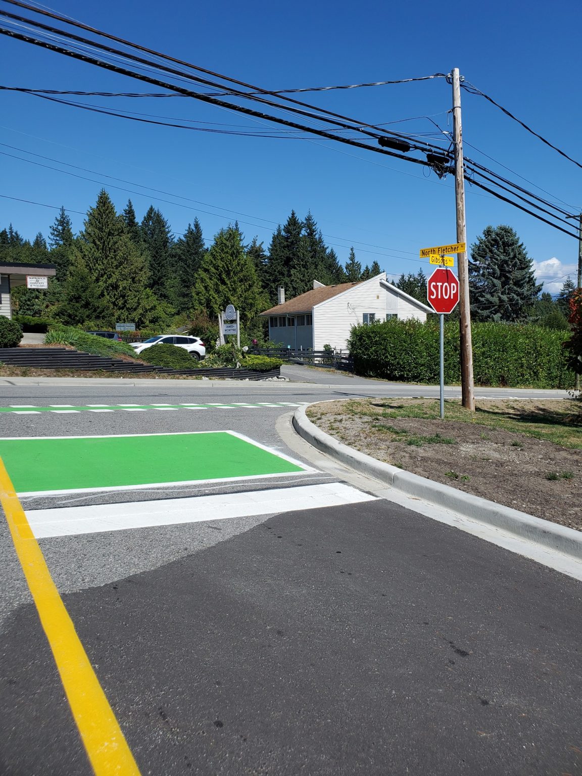 Bike lanes and other pavement markings - Town of Gibsons